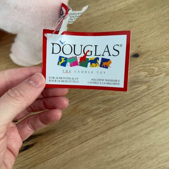 Douglas The Cuddle Toy Betina Pink Pig Plush Small 8" Cute Soft Farm Animal NEW - Picture 4 of 10